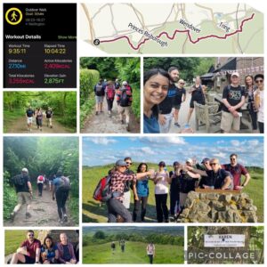 Hillier Hopkins Ridgeway Ramblers raising money in aid of Neil Cundale